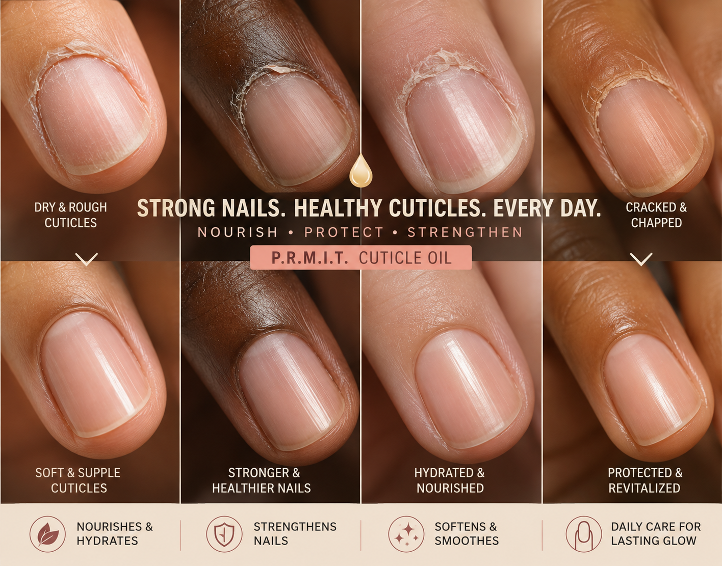 Cuticle Oil + Nail Strengthener