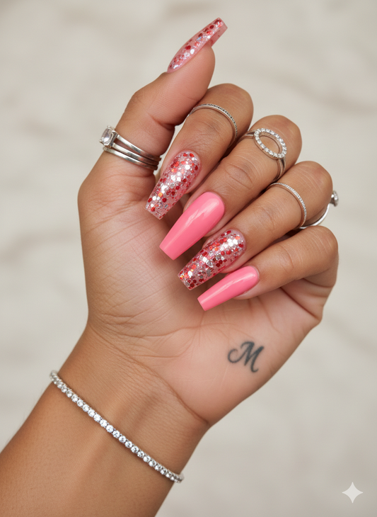 PRMIT - Scuplted Nails - Poppin Party- 24ct