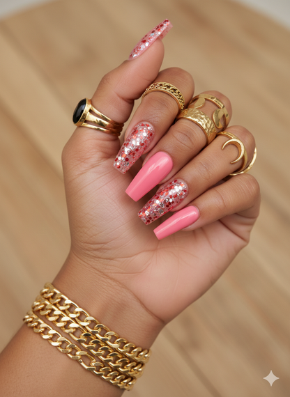 PRMIT - Scuplted Nails - Poppin Party- 24ct