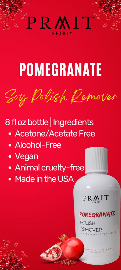 Pomegranate Soy Nail Polish Remover